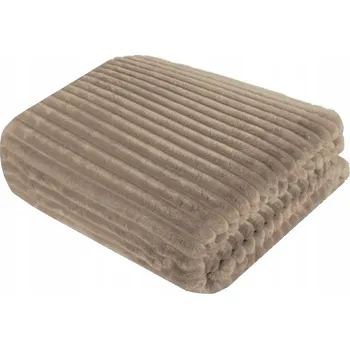 Prostěradlo Deka z mikrovlákna Koney 160 cm x 200 cm šedá