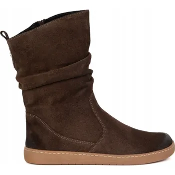 Dámské kozačky Dámské barefoot kožené kotníkové boty Freja polské 38