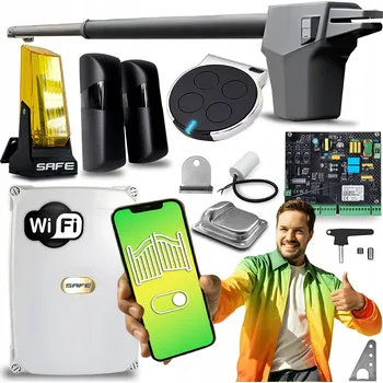 Pohon brány Pohon pro křídlové brány Safe V6-1P 150 W 220 V