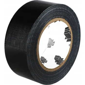 Lepicí páska Opravná páska vyztužená černá silná 50m textilní
