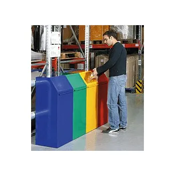 Odpadkový koš Meva Výklopný koš na tříděný odpad hnědý 70 l