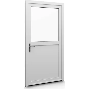 Vchodové dveře Vchodové dveře 120x220 Jednokřídlé Aluplast Ideal 4000 - Typ 02 BARVA PROFILU: Bílá - Bílá