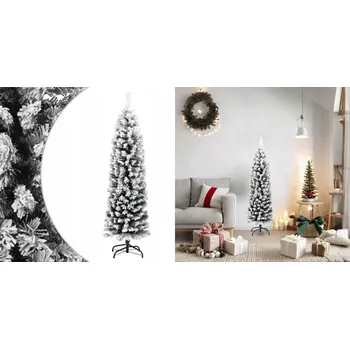 Vánoční stromek Umělý vánoční stromek zasněžený 150 cm PVC