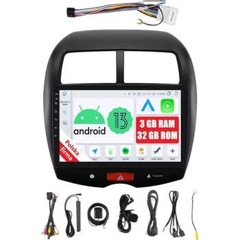 Autorádio 2DIN AUTORÁDIO S NAVIGACÍ ANDROID MITSUBISHI ASX 1 3/32 GB DSP CARPLAY LTE