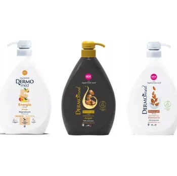 Sprchový gel Dermomed Sada 3x Sprchový gel 1 L - Argan, Mandle, Mango