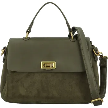 Kabelka Dámská kabelka do ruky tmavě zelená - Paolo bags Tess zelená