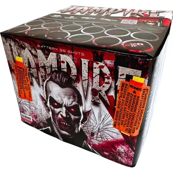 Zábavní pyrotechnika Ohňostroj VAMPIRE 36 ran 20mm