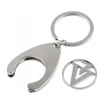 Victoria Vynn Přívěsek Na Klíče Se Žetonem Stříbrná