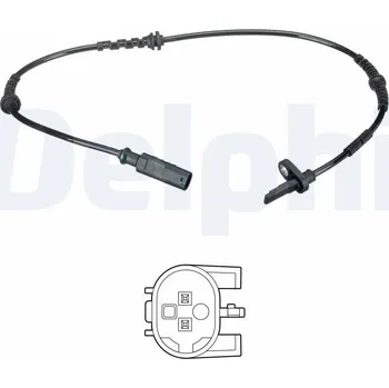 Auto-moto Snímač, počet otáček kol DELPHI SS20596