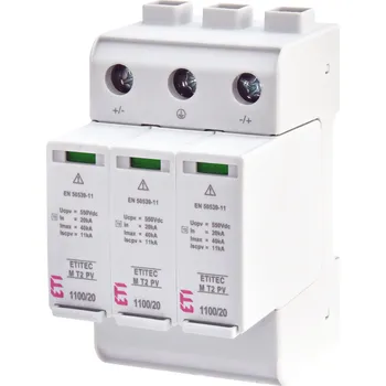Jistič PŘEPĚŤOVÁ OCHRANA 3P TŘÍDA 2 (C) PV 1100V DC Up3,8kV ETI
