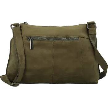 Kabelka Dámská crossbody kabelka tmavě zelená - Paolo bags Talitha zelená