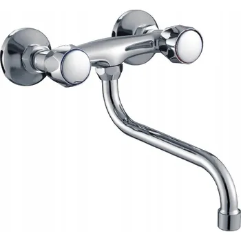 Vodovodní baterie Stojánková umyvadlová baterie Duro stříbrná