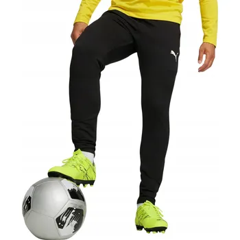 Pánské kalhoty Tepláky Puma černé S dlouhé syntetické