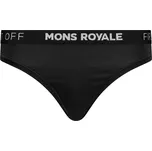 kalhotky MONS ROYALE STRATOS MERINO THONG black Velikost: S