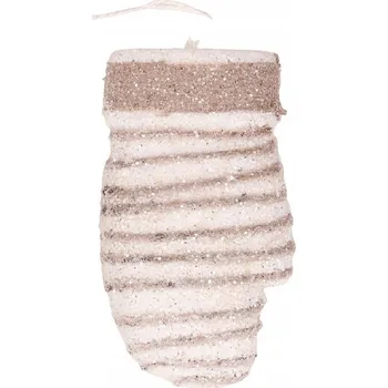 Vánoční ozdoba Provázková rukavice, polystyrenová ozdoba 1 Ks