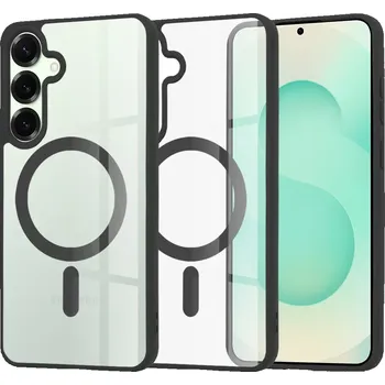 Pouzdro na mobilní telefon Kryt Samsung Galaxy S25, Techsuit - MagSafe Pro, černý