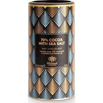 WHITTARD OF CHELSEA horká čokoláda 70% kakaa s mořskou solí 300g