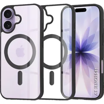 Pouzdro na mobilní telefon Kryt iPhone 17, Techsuit - MagSafe Pro, černý