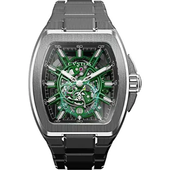Hodinky CVSTOS Metropolitan PS Titanium / SQLT Green F00103.4217001