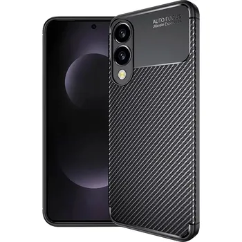 Pouzdro na mobilní telefon Kryt Samsung Galaxy S25 EDGE, Techsuit CarbonFiber černý