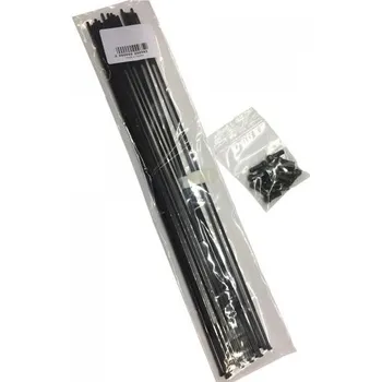 Zapletené kolo FSA sada špicov Vision Metron 40DB LTD 278mm SK046D 5ks zadné pravé (FSA sada špicov Vision Metron 40DB LTD 278mm SK046D 5ks zadné pravé)