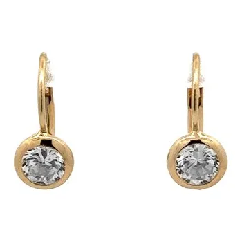 Náušnice Zlaté Náušnice se Zirkony 7122578