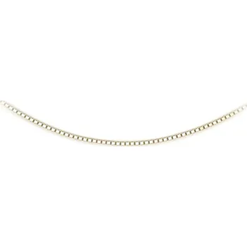 Řetízek Zlatý Řetízek Cube - Kostka 7090889