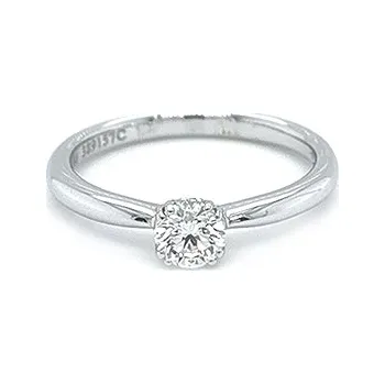 Prsten Zlatý Zásnubní Prsten s Diamantem B200007