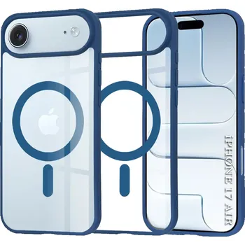 Pouzdro na mobilní telefon Kryt iPhone 17 Air, Techsuit - MagSafe Pro, modrý