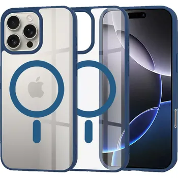Pouzdro na mobilní telefon Kryt iPhone 16 Pro Max, Techsuit - MagSafe Pro, modrý