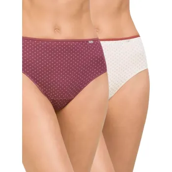Dámské spodní prádlo Dámské kalhotky Avet 209 set po 2ks Barva: vínová, Velikost: M
