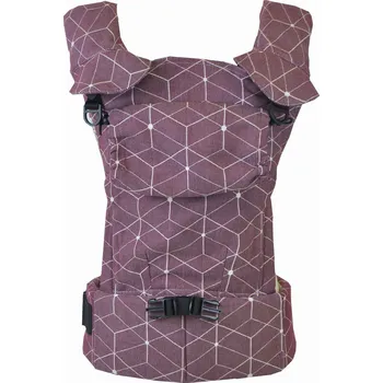 Nosítko MoniLu UNI START Cubes Burgundy 2 Model: TAI