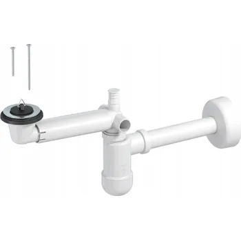 Sifon UMYVADLOVÝ SIFON PRO ÚSPORU MÍSTA, LÁHVOVÝ, CRUDO