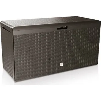 Zahrada Meva Zahradní box Board – 290 l / hnědá (imitace ratanu)