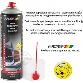 Barva ve spreji Silikonový olej ve ve spreji 500ml MOTIP 090107