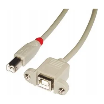 Datový kabel Lindy 31801 USB kabel 1m USB B šedý