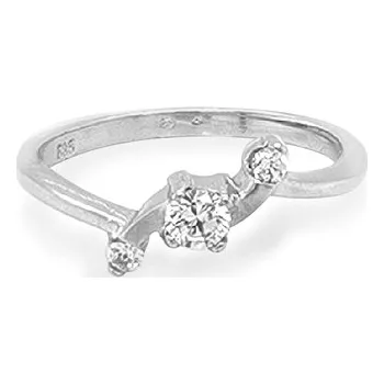 Prsten Zlatý Prsten se Zirkony 7131189