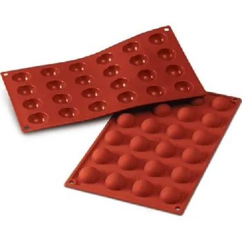 Forma na pečení Forma silikonová (24ks polokoule) prům.3cm, v.1,5cm