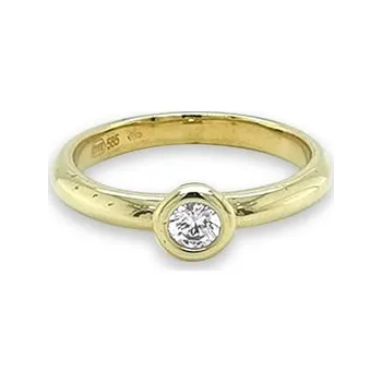 Prsten Zlatý zásnubní prsten se zirkonem 7131003