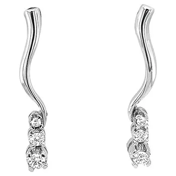 Náušnice Zlaté Náušnice s Diamanty 2020293