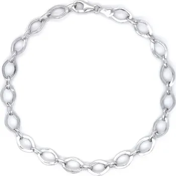 Náramek Dámský Náramek z Bílého Zlata 7010354