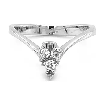 Prsten Zlatý Prsten s Diamanty 2010298