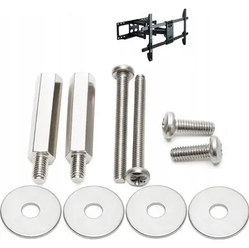 Televizní držák Montážní sada pro nástěnný držák TV, distanční podložky a šrouby pro Bravia KDL-50W805B