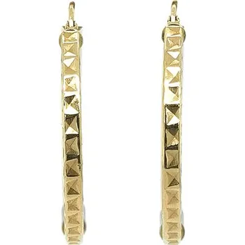 Náušnice Zlaté Kruhové Náušnice 7120935