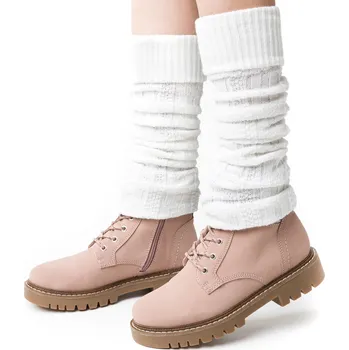 Dámské ponožky Steven Akrylové návleky na nohy bílé