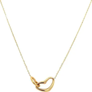 Náhrdelník Zlatý Náhrdelník Spojená Srdce 7040310