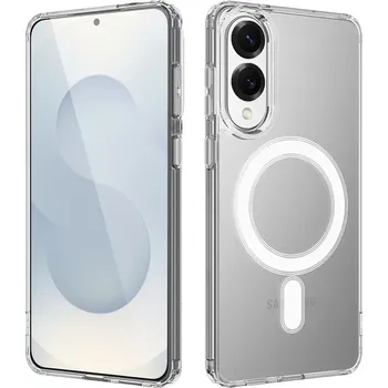 Pouzdro na mobilní telefon Kryt Samsung Galaxy S25 EDGE, Techsuit - MagSafe Pro, transparentní