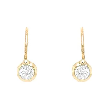 Náušnice Zlaté Náušnice se Zirkony 7121962