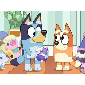 Puzzle Trefl Puzzle s motivem Bluey 30 dílků