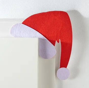 Vánoční dekorace 3Pagen Vánoční čepice červená 27 x 30 cm